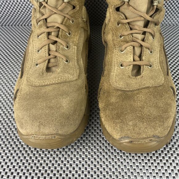 MCRAE T1 Coyote Combat Boots Mens 9.5 R Brown Military Tactical Hot Weather Boot main image 5